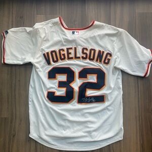 Signed Ryan Vogelsong Cream San Francisco Giants Jersey